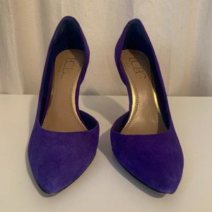 BCBG Paris Blue Suede Pumps